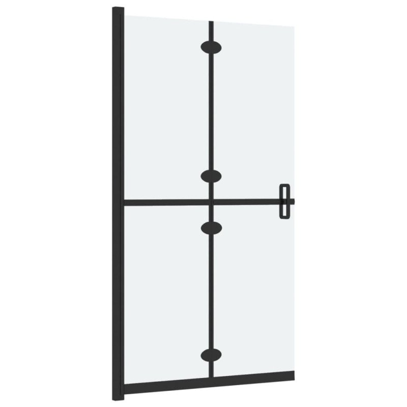 vidaXL Skladacia sprchová zástena nepriehľadné ESG sklo 70x190 cm