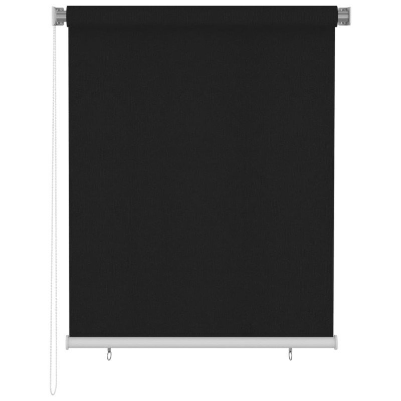 vidaXL Vonkajšia zatemňovacia roleta 120x140 cm čierna