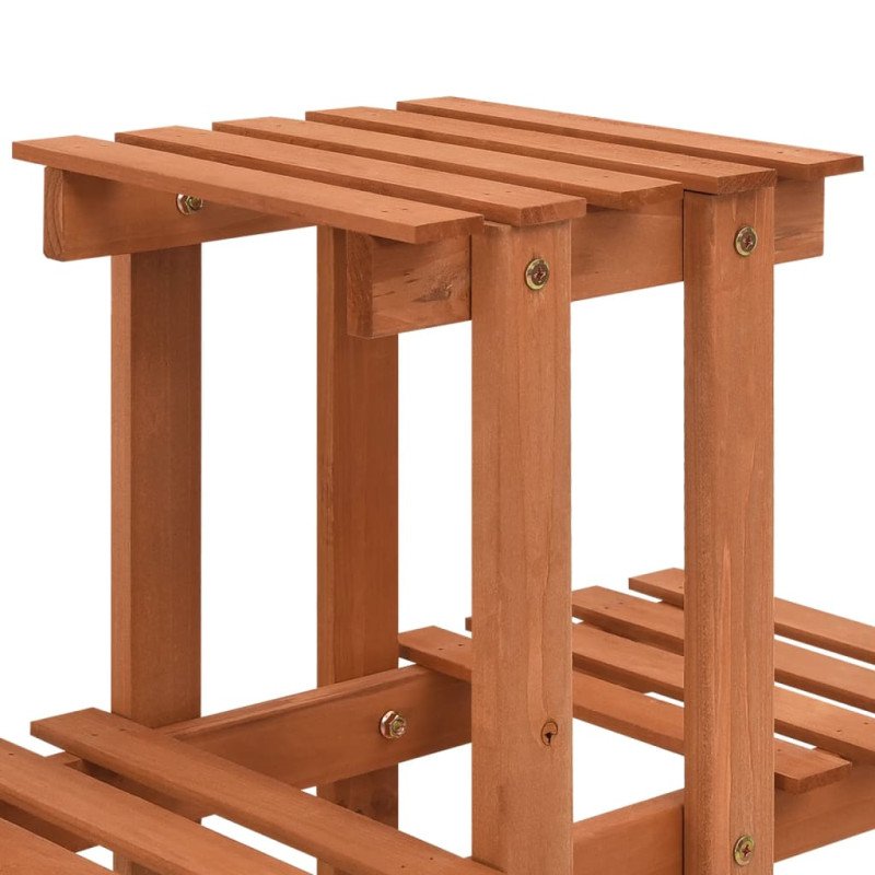 vidaXL Stojan na kvetiny 83x25x132 cm jedľové drevo