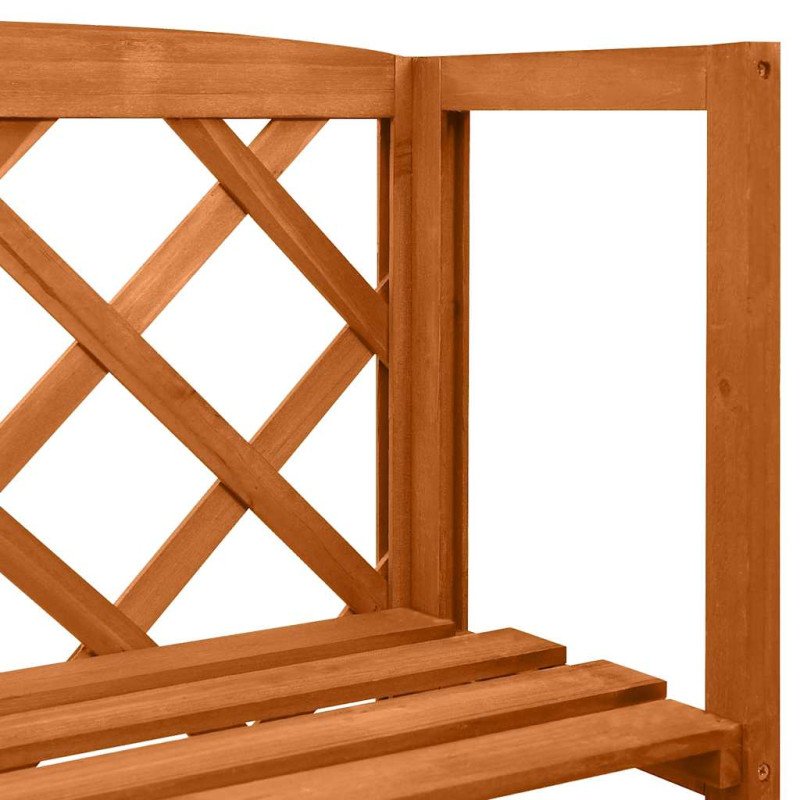 vidaXL Mriežka na rastliny z jedľového dreva s poličkami 55x30x140 cm