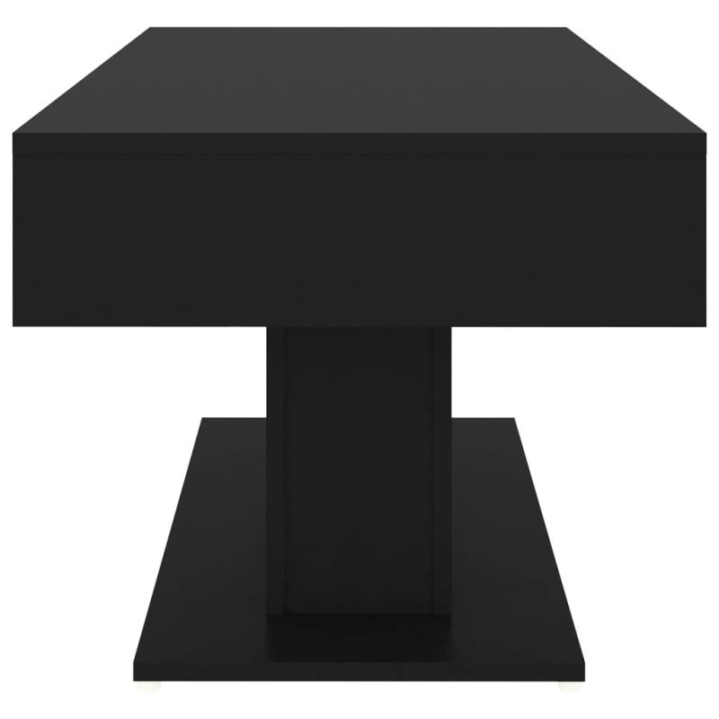 vidaXL Konferenčný stolík čierny 96x50x45 cm drevotrieska