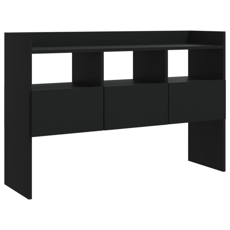 vidaXL Komoda čierna 105x30x70 cm drevotrieska