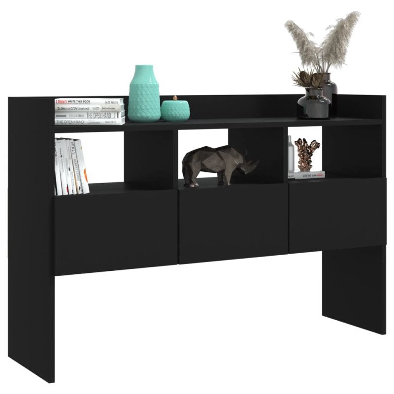 vidaXL Komoda čierna 105x30x70 cm drevotrieska