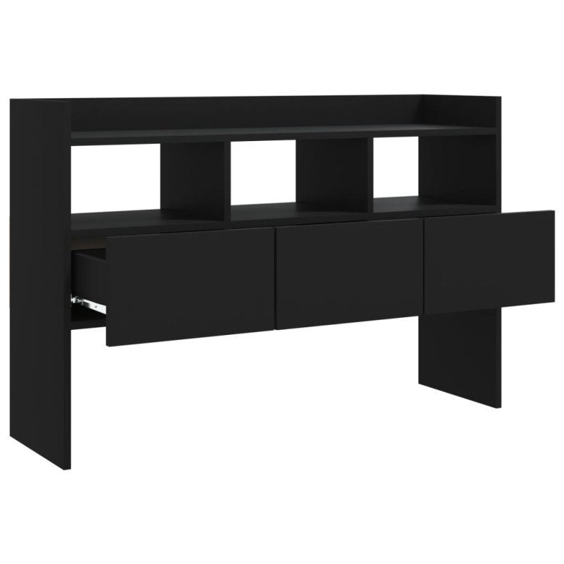 vidaXL Komoda čierna 105x30x70 cm drevotrieska