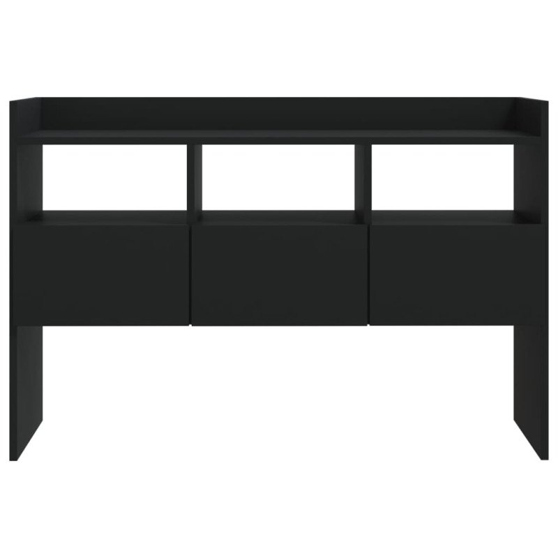 vidaXL Komoda čierna 105x30x70 cm drevotrieska