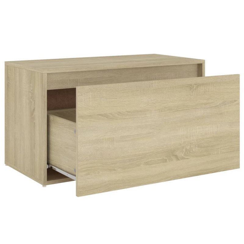 vidaXL Lavica do chodby 80x40x45 cm dub sonoma drevotrieska