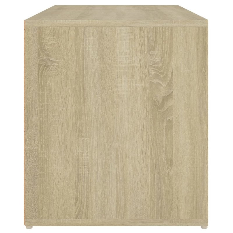 vidaXL Lavica do chodby 80x40x45 cm dub sonoma drevotrieska