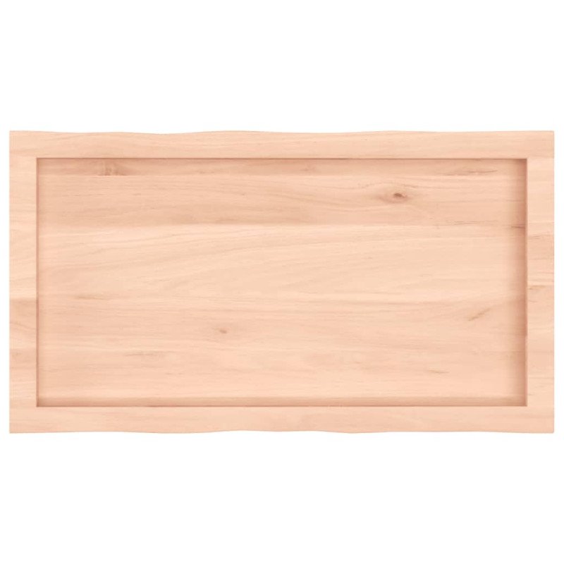 vidaXL Stolová doska 80x40x(2-6) cm neošetrený masív živé hrany