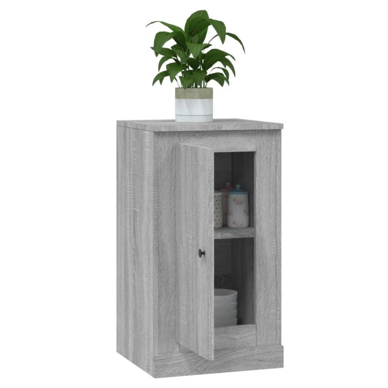 vidaXL Komoda sivý dub sonoma 37,5x35,5x67,5 cm kompozitné drevo