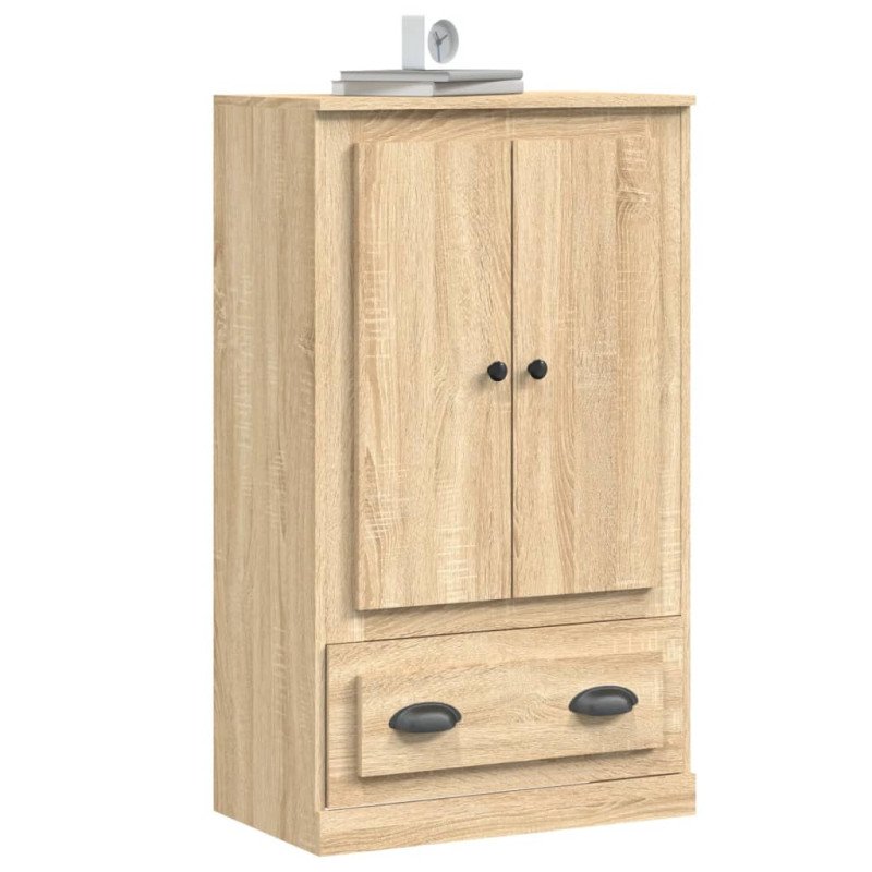 vidaXL Vysoká skrinka dub sonoma 60x35,5x103,5 cm kompozitné drevo