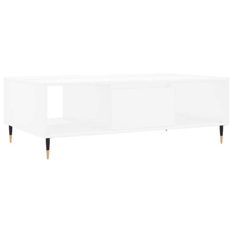 vidaXL Konferenčný stolík biely 104x60x35 cm kompozitné drevo