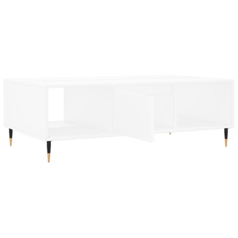 vidaXL Konferenčný stolík biely 104x60x35 cm kompozitné drevo