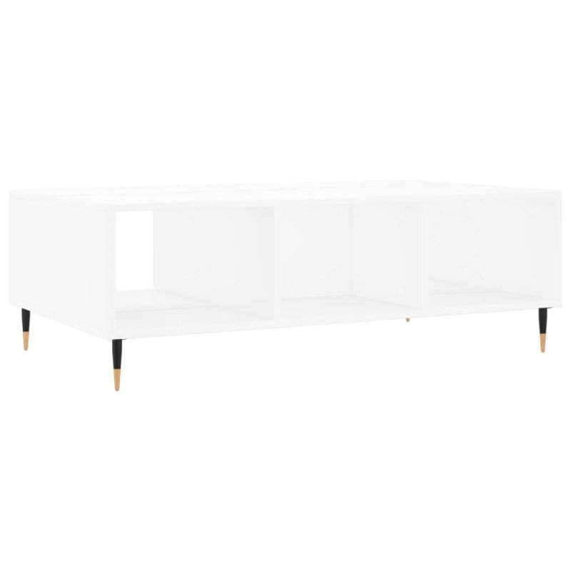 vidaXL Konferenčný stolík biely 104x60x35 cm kompozitné drevo