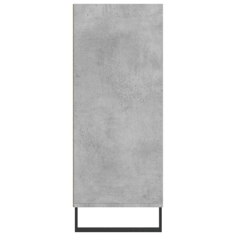 vidaXL Vysoká skrinka betónová sivá 57x35x90 cm kompozitné drevo
