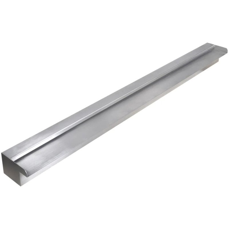 Obdĺžniková bazénová fontána/vodopád, nehrdzavejúca oceľ 120 cm