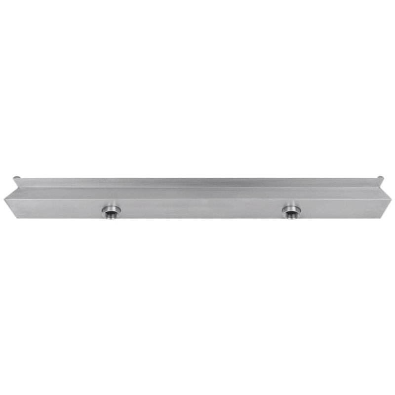 Obdĺžniková bazénová fontána/vodopád, nehrdzavejúca oceľ 120 cm