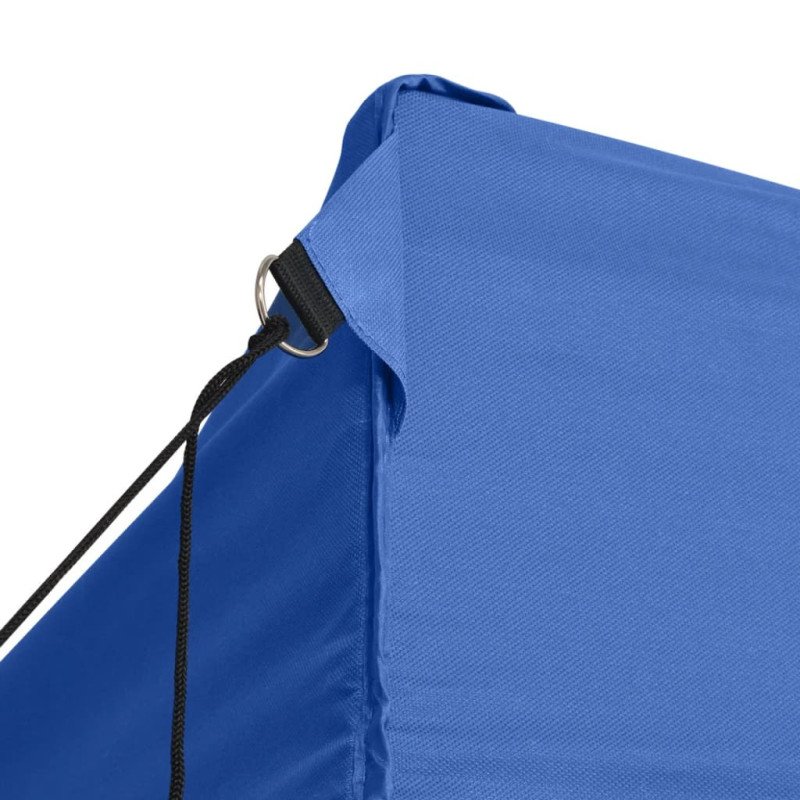 vidaXL Skladací záhradný stan so 4 bočnými stenami 3x4,5 m, modrý