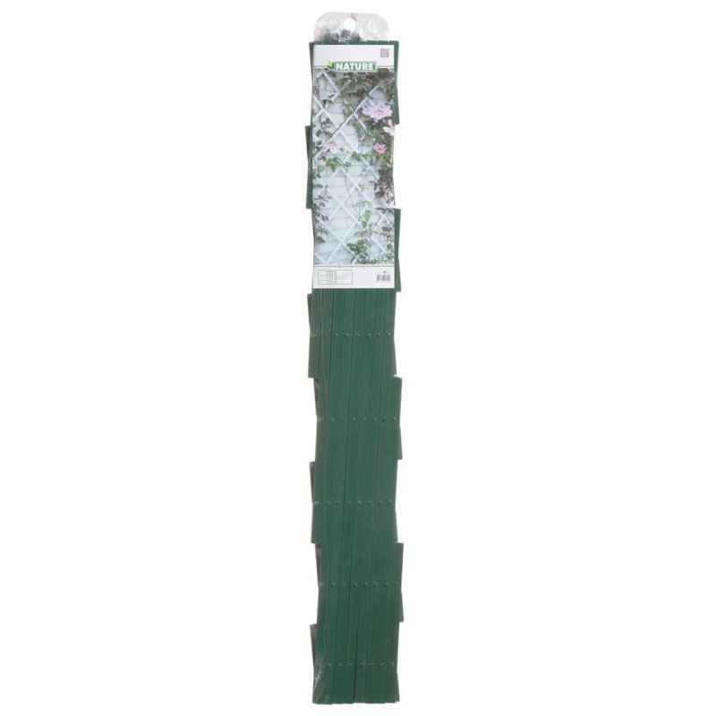Nature Záhradná mriežka z PVC, 100x200 cm, zelená, 6040704