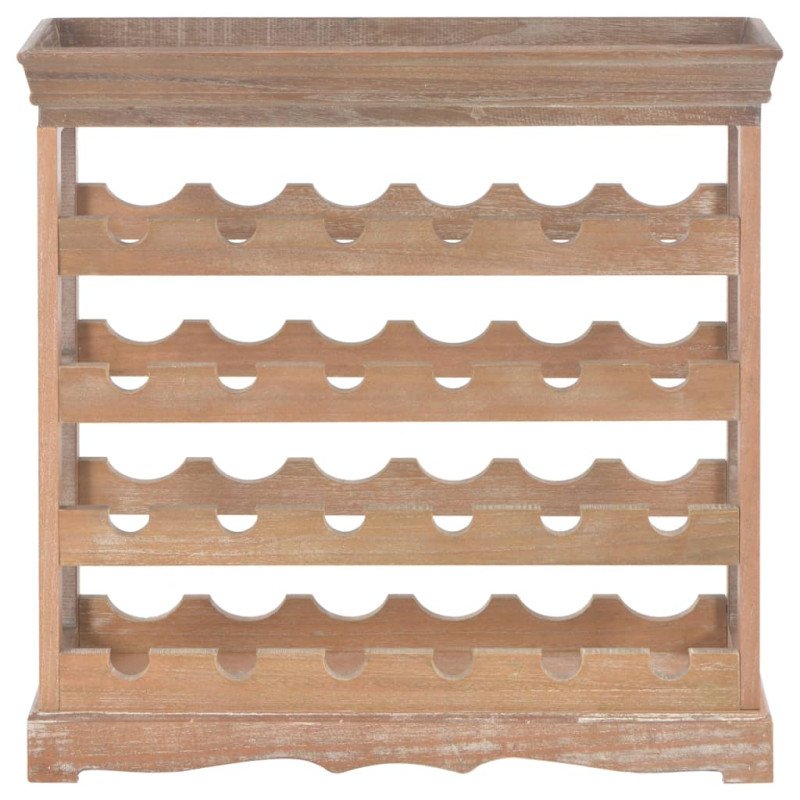 vidaXL Skrinka na víno, hnedá 70x22,5x70,5 cm, MDF