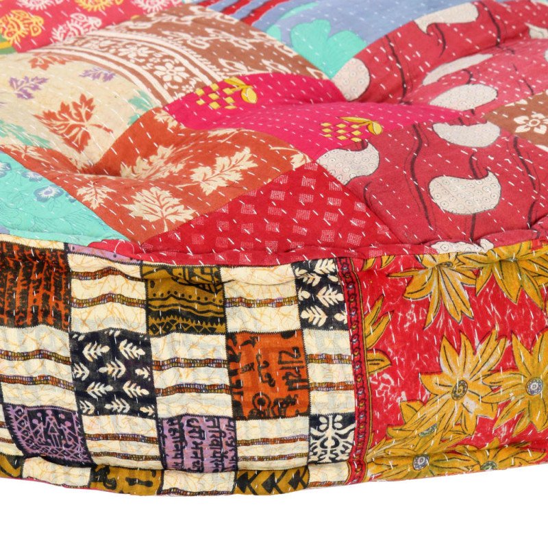 vidaXL Taburetka 100x20 cm, patchwork, látka