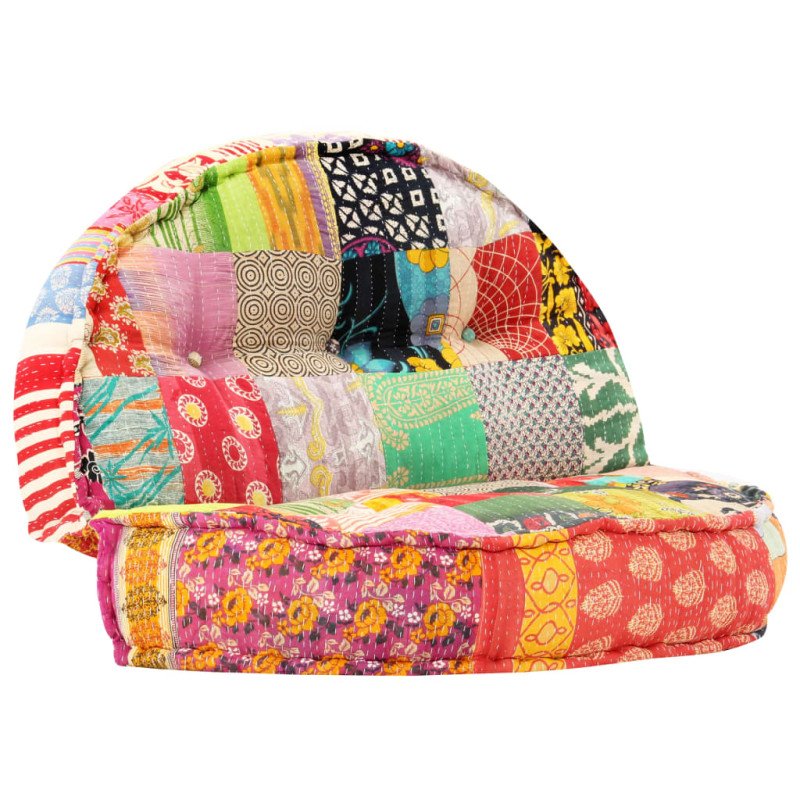 vidaXL Taburetka 100x20 cm, patchwork, látka