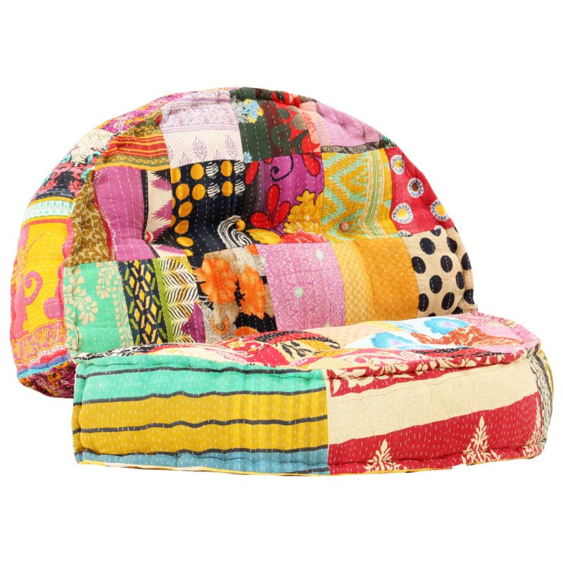 vidaXL Taburetka 100x20 cm, patchwork, látka