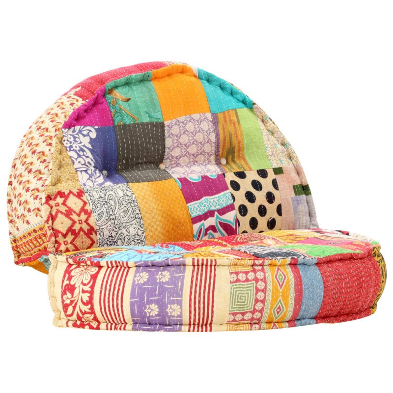 vidaXL Taburetka 100x20 cm, patchwork, látka