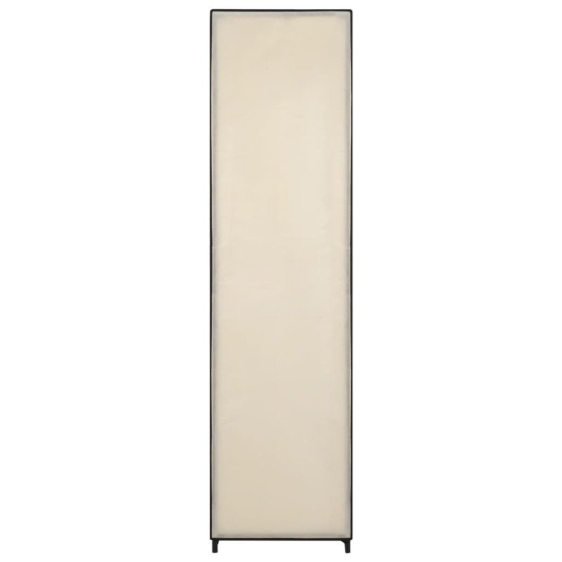vidaXL Šatník so 4 priehradkami krémový 175x45x170 cm