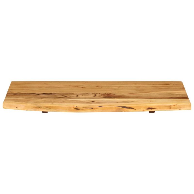 vidaXL Doska na kúpeľňovú skrinku, akáciový masív 80x52x2,5 cm