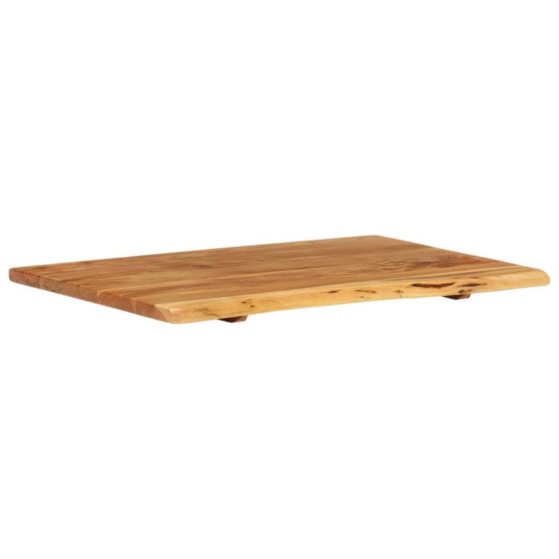 vidaXL Doska na kúpeľňovú skrinku, akáciový masív 80x52x2,5 cm