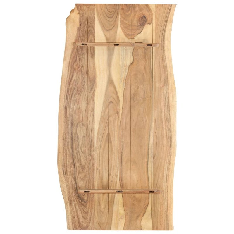 vidaXL Stolová doska, akáciový masív 118x(50-60)x2,5 cm