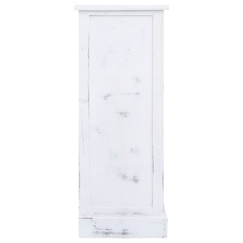 vidaXL Skrinka so zásuvkami, biela 60x30x75 cm, drevo