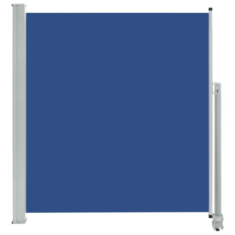 vidaXL Zaťahovacia bočná markíza na terasu 140x300 cm, modrá