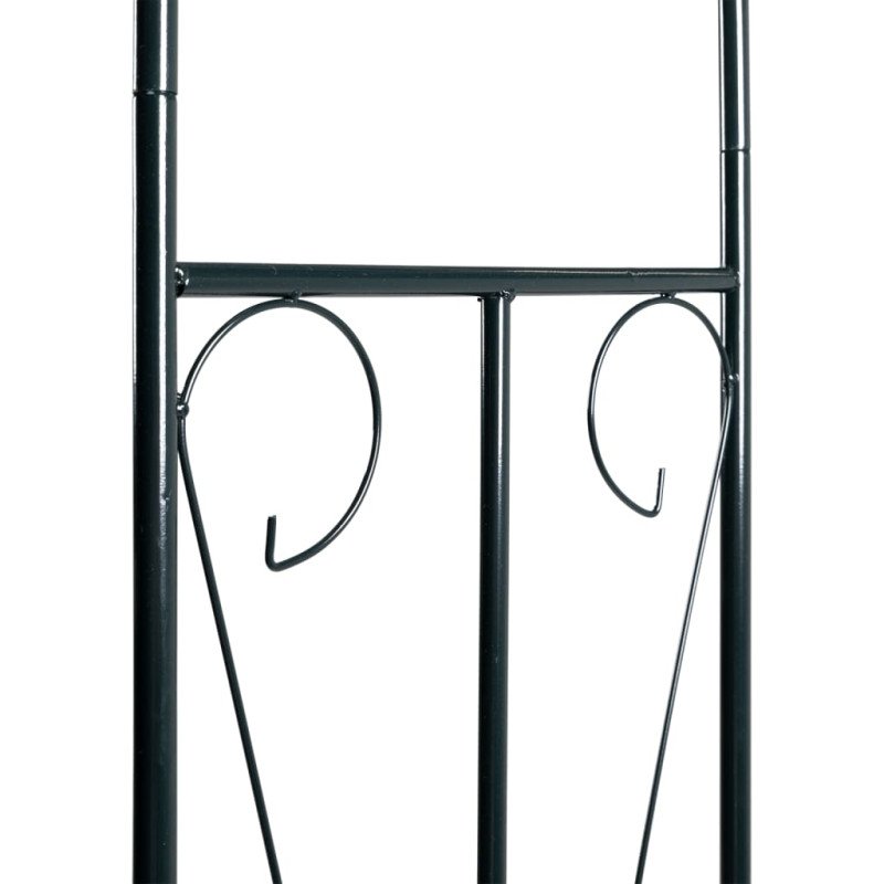 vidaXL Záhradný oblúk, tmavozelený 120x38x258 cm, železo 
