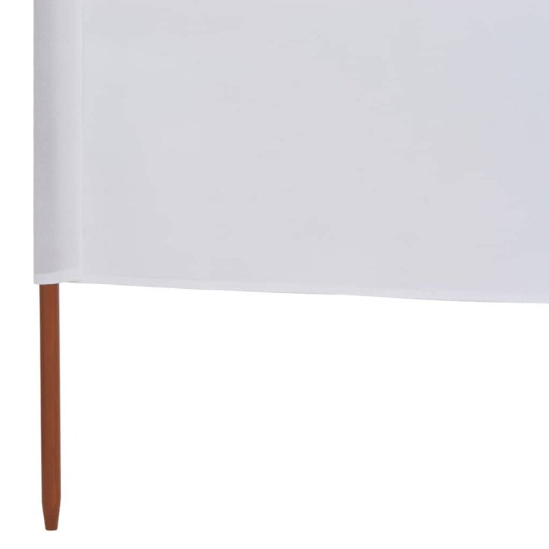 vidaXL 9-panelová zábrana proti vetru látková 1200x160 cm piesková a biela 
