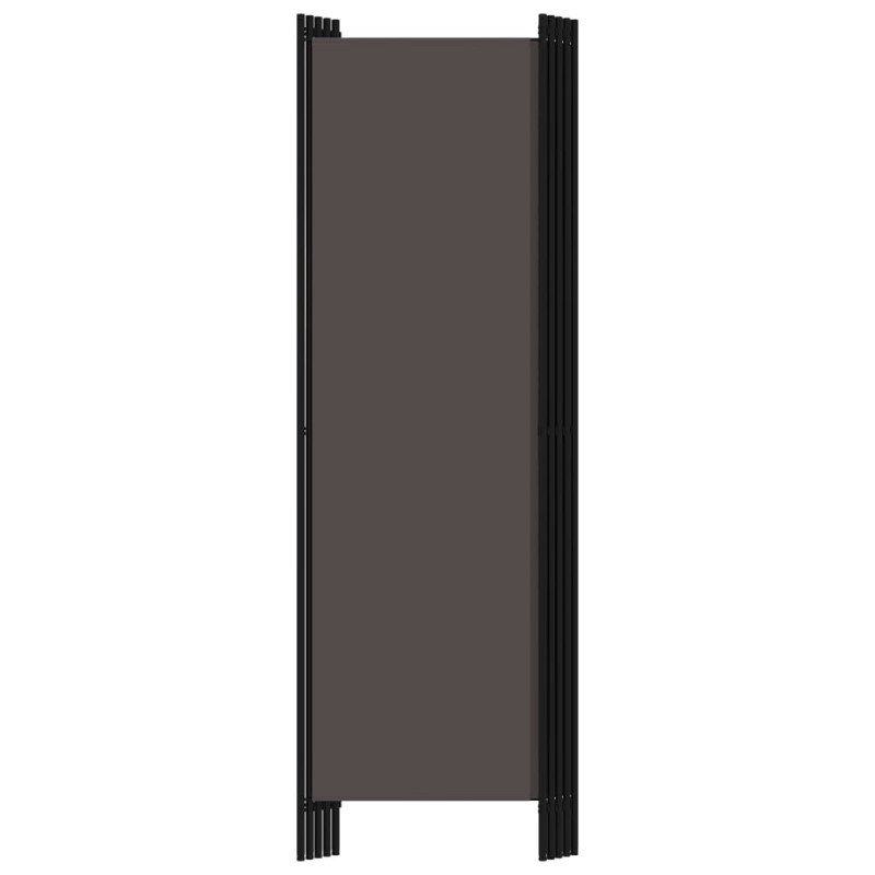vidaXL 5-panelový paraván antracitový 250x180 cm 