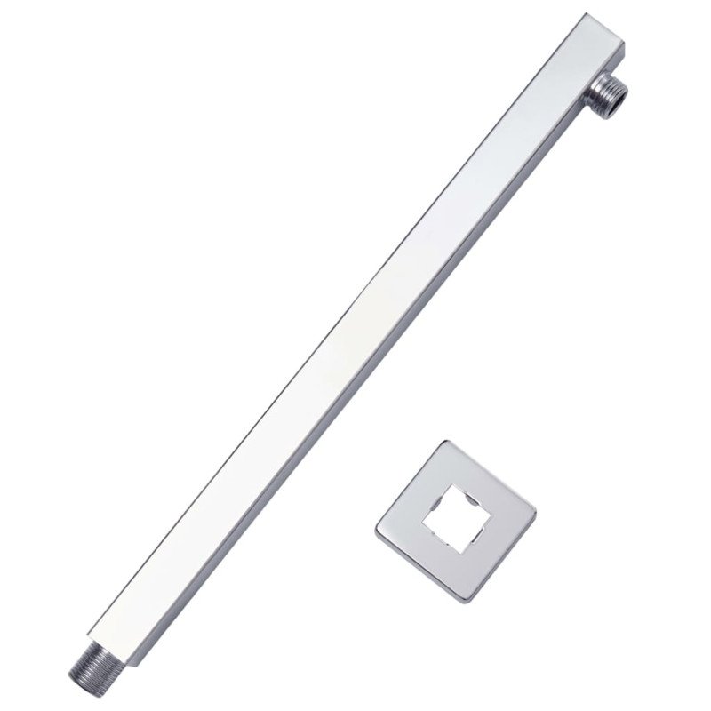 vidaXL Podporné rameno do sprchy nehrdzavejúca oceľ 201 strieborné 40 cm