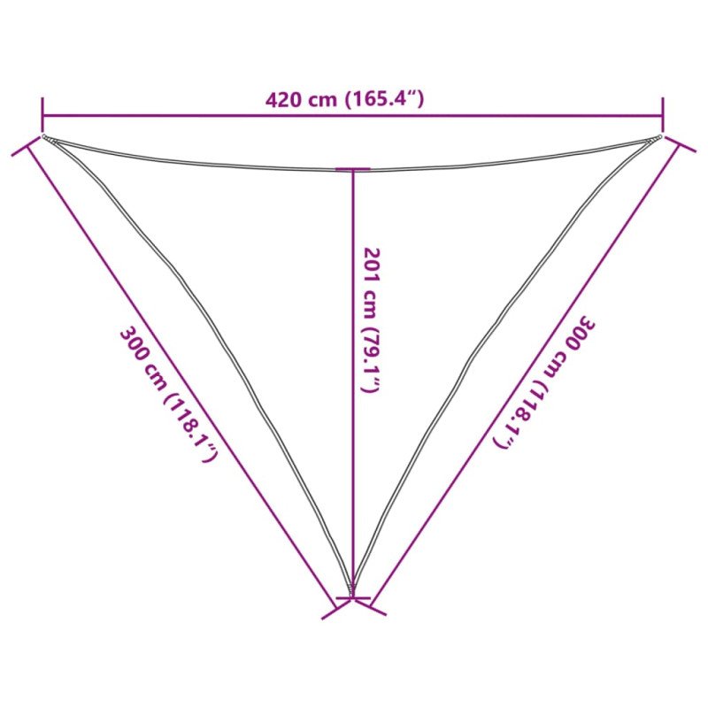 vidaXL Tieniaca plachta 160 g/m² čierna 3x3x4,2 m HDPE