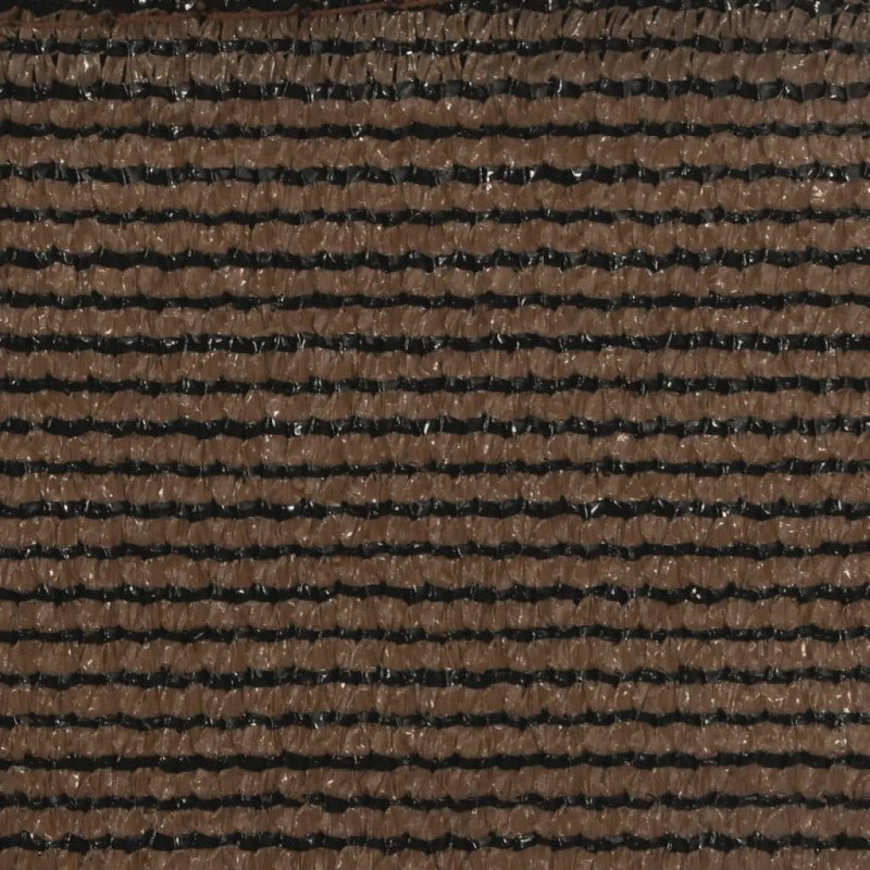 vidaXL Tieniaca plachta 160 g/m² hnedá 2x4,5 m HDPE