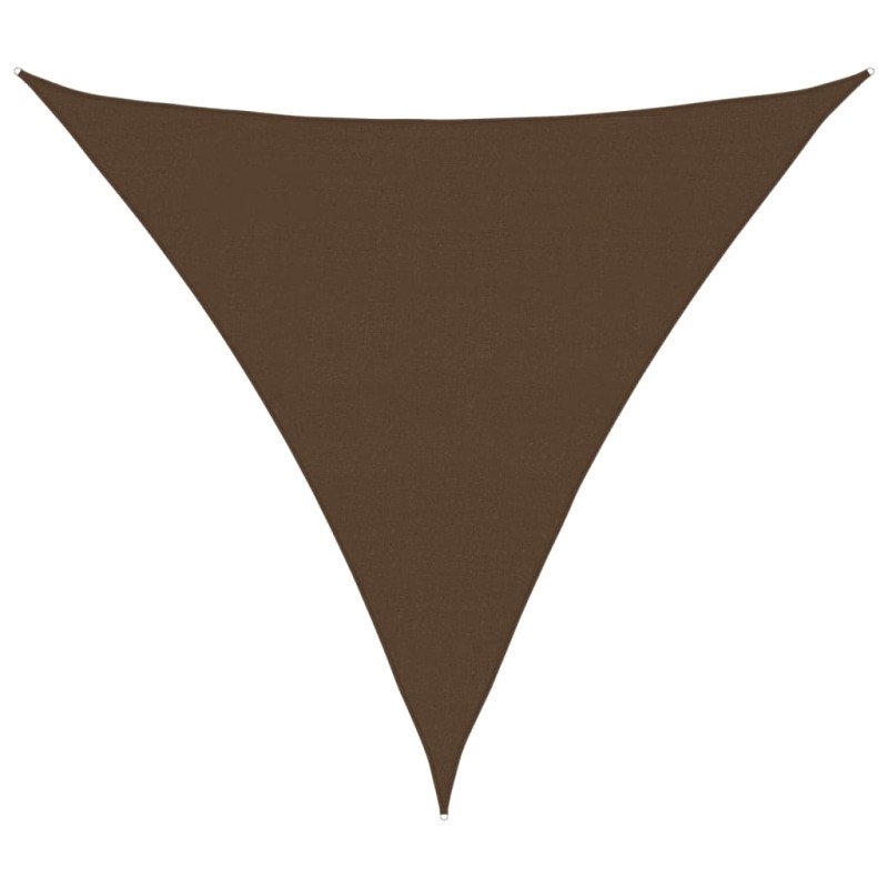 vidaXL Tieniaca plachta 160 g/m² hnedá 5x5x5 m HDPE