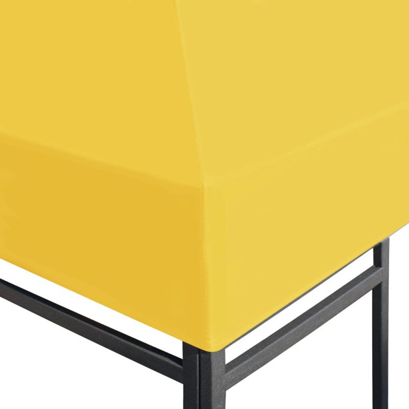 vidaXL Strieška na altánok 270 g/m², 3x3 m, žltá