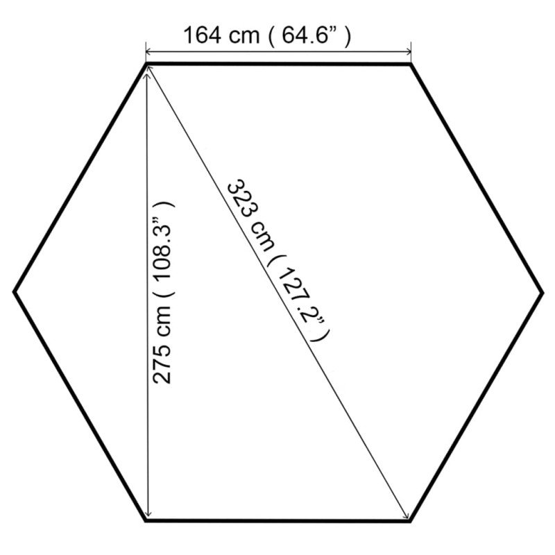 vidaXL Záhradný altánok 323x275x265 cm, biely 180 g/m²