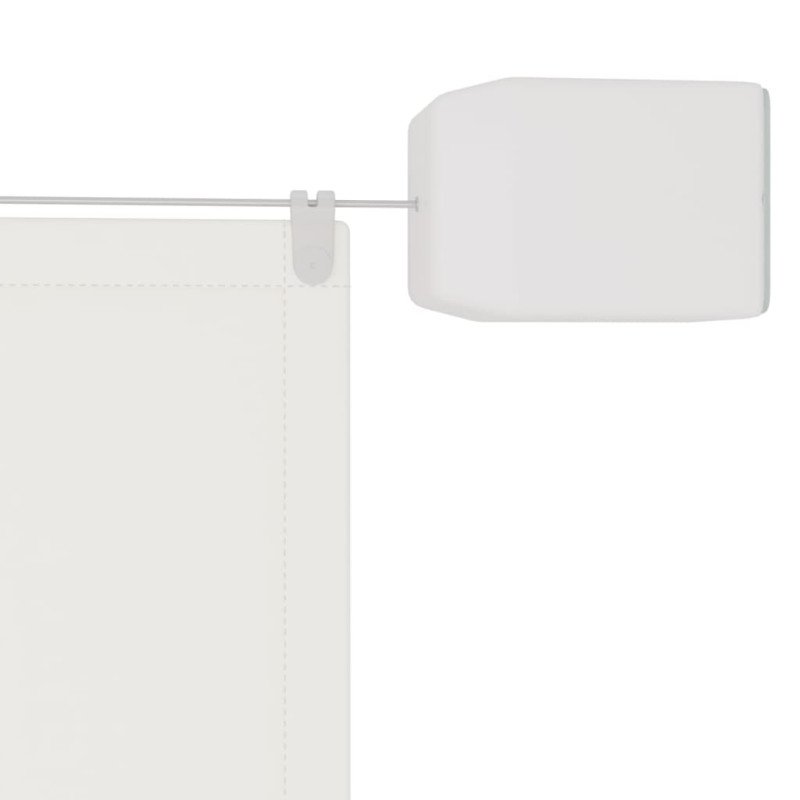 vidaXL Vertikálna markíza biela 140x420 cm oxfordská látka