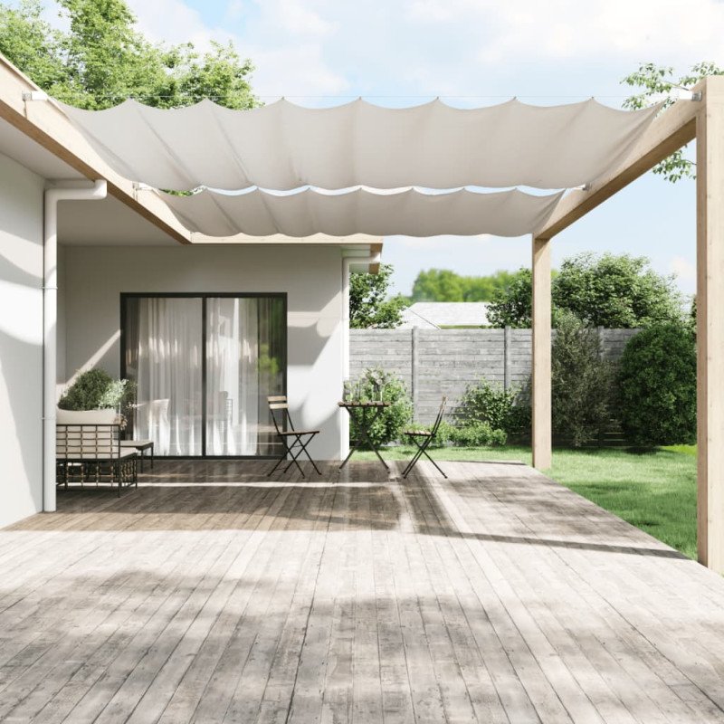 vidaXL Vertikálna markíza biela 300x360 cm oxfordská látka