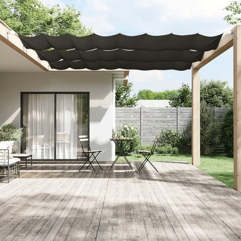 vidaXL Vertikálna markíza antracitová 100x420 cm oxfordská látka