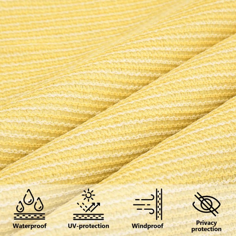 vidaXL Tieniaca plachta 160 g/m² béžová 2x3 m HDPE