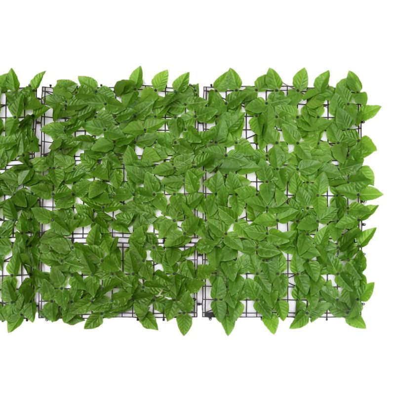 vidaXL Balkónová markíza so zelenými listami 500x75 cm