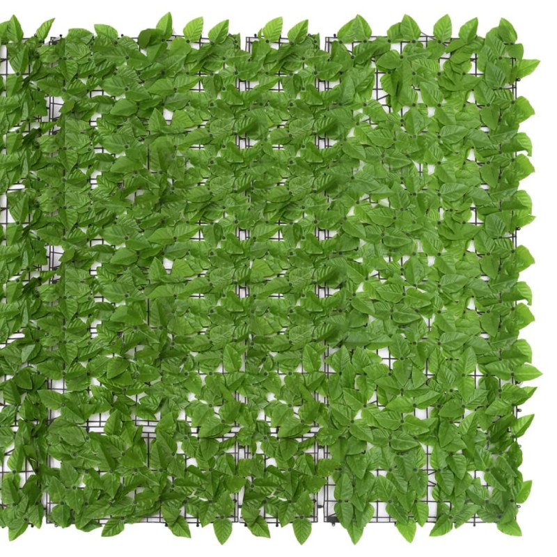 vidaXL Balkónová markíza so zelenými listami 600x150 cm