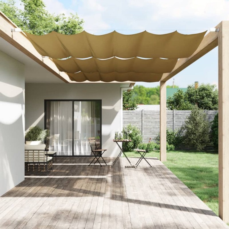 vidaXL Vertikálna markíza béžová 200x270 cm oxfordská látka