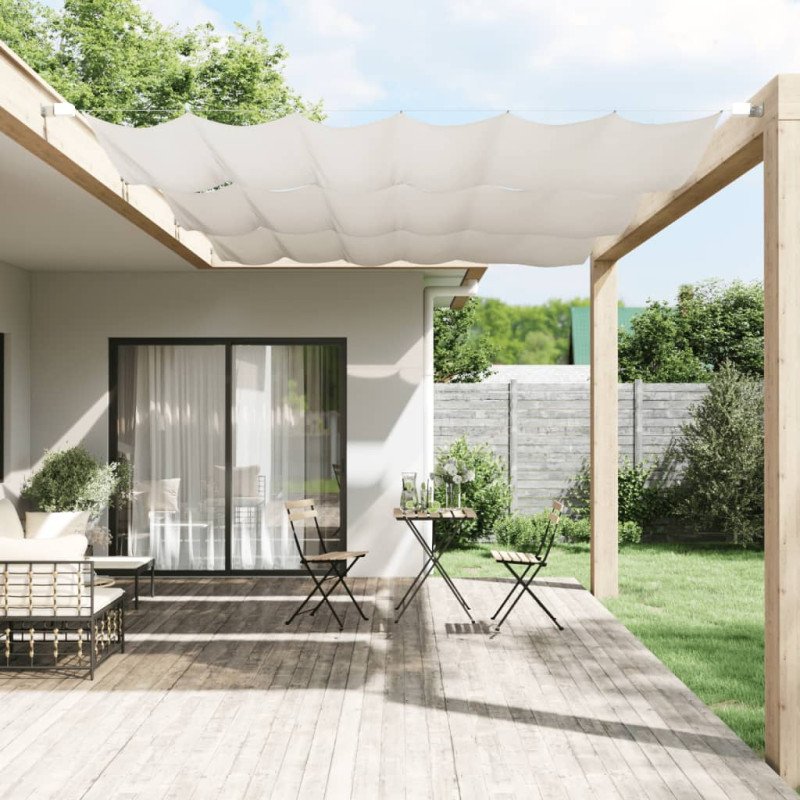 vidaXL Vertikálna markíza biela 140x270 cm oxfordská látka